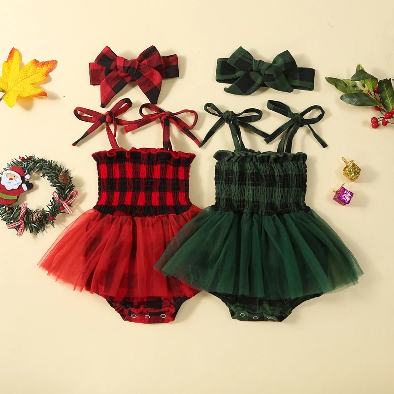 

Платье-комбинезон клетчатое без рукавов, на возраст 0-18 месяцев