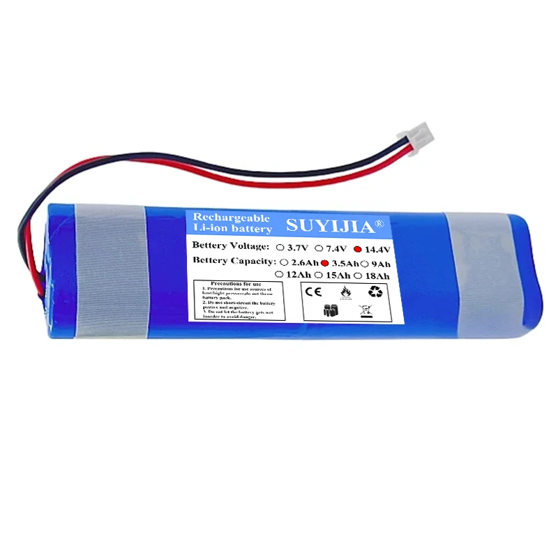 Фото Аккумуляторный литий-ионный блок 14.4V 14.8V 2600mAh 3500mAh 4S1P 18650 для массажного пистолета, сменные аксессуары для массажера №4