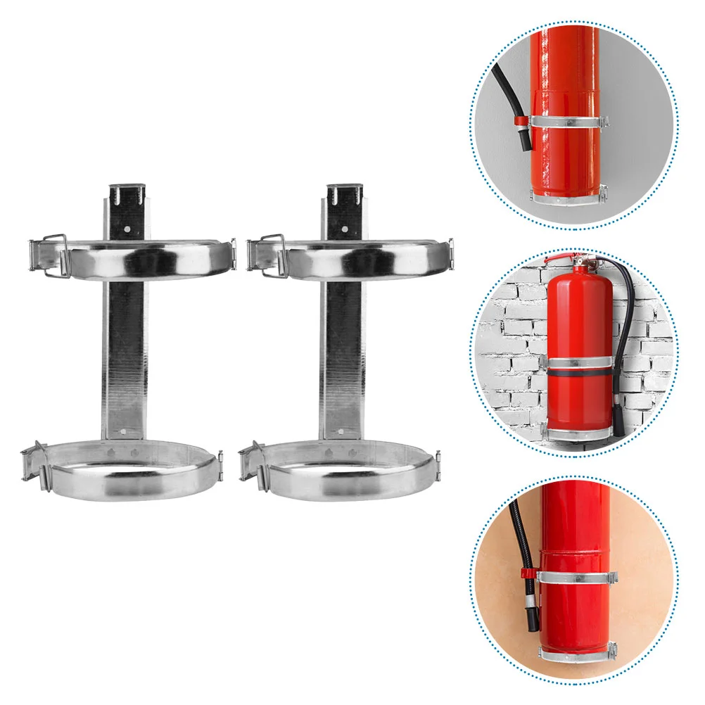 

2pcs Vehicle Bracket Extinguisher Storage Stand Fire Extinguisher Rack Fire Extinguisher Holder Fire Extinguisher Wall Mount