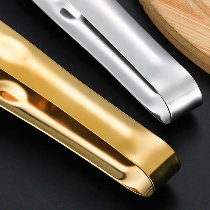 Щипцы для барбекю Нескользящие кухонные прищепки из нержавеющей стали в форме