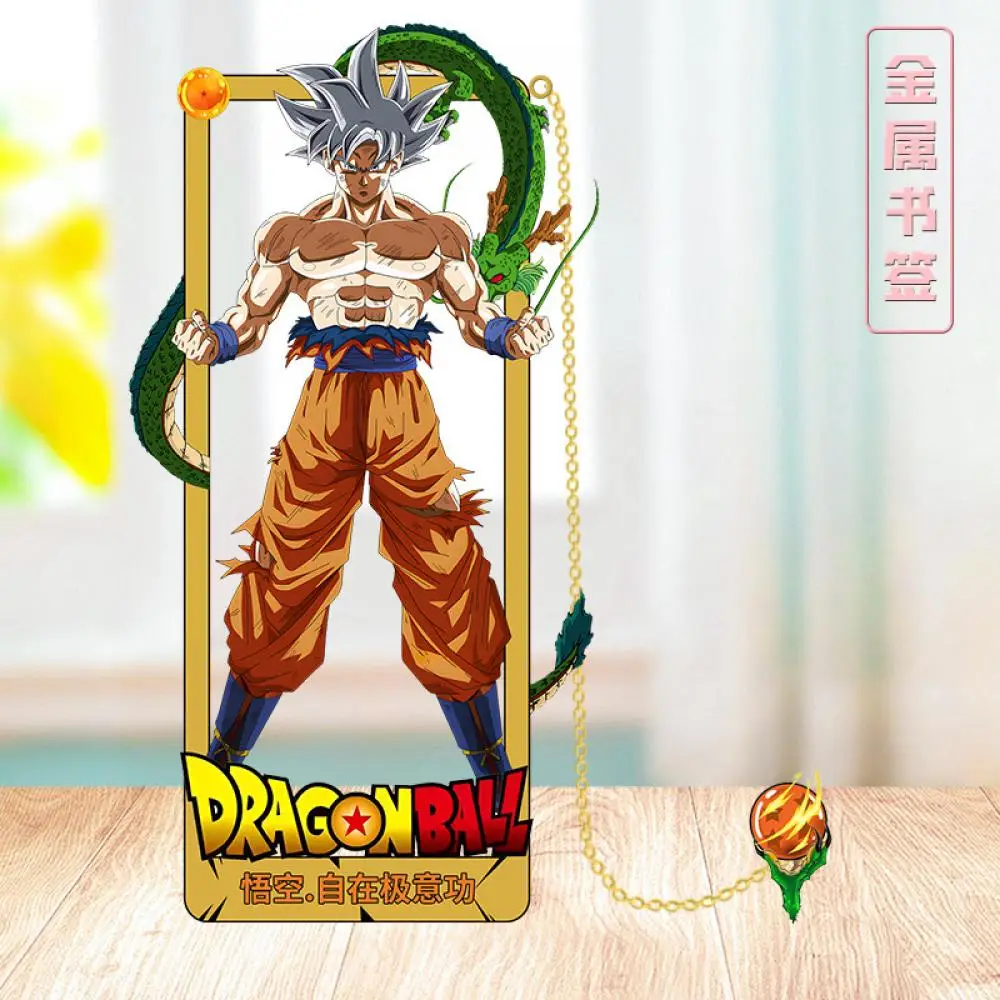 Фото Dragon Ball Vegetto Son Goku металлическая полая закладка мультфильм аниме периферия студенческие канцелярские принадлежности подарок на день рождения праздничные подарки №3