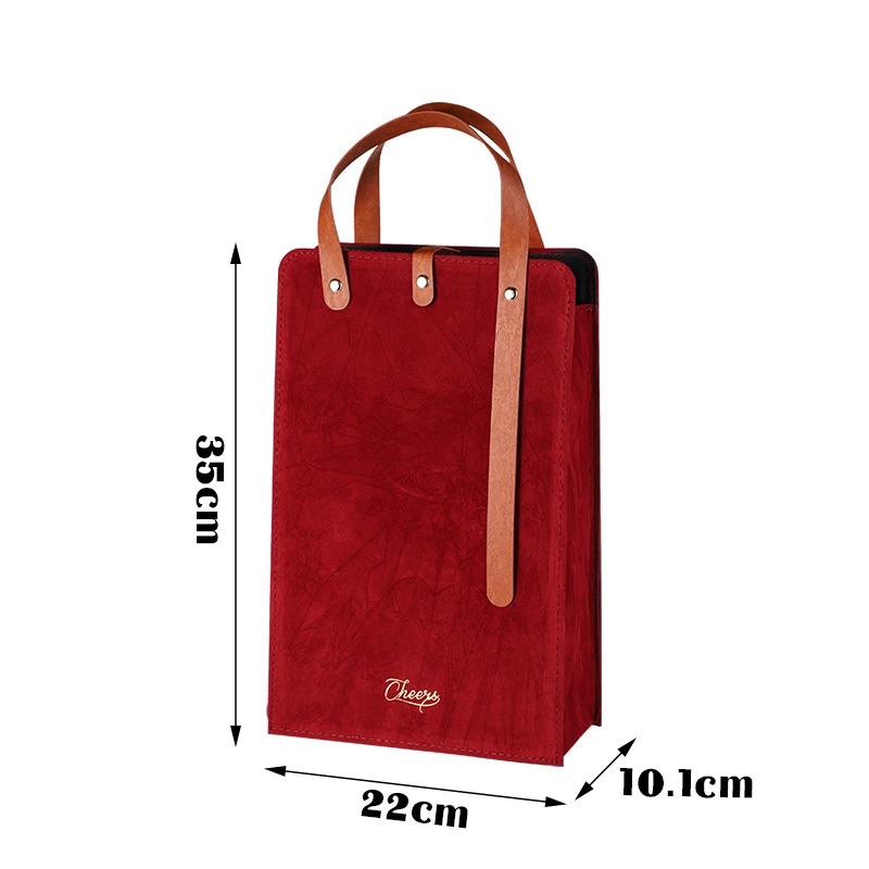 

Сумка для вина из искусственной кожи