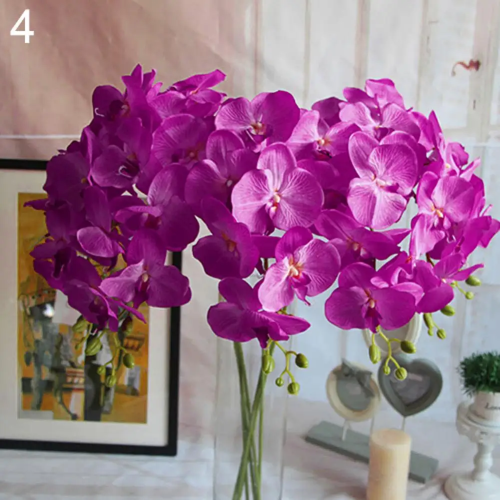 

Useful Artificial Flower Colorful Vibrant for Home Faux Flower Simulation Flower