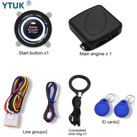 Система запуска с одной кнопкой RFID/универсальная система запуска с одной кнопкой защиты от кражи/система переоборудования/универсальная система переоборудования и запуска оригинала