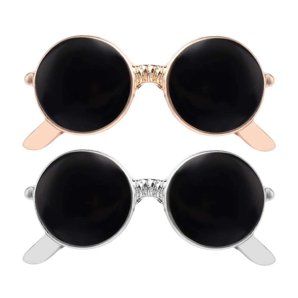 

Fashion Sunglasses Brooch Jewelry Simple Casual Style Metal Pins Badge for Shirt Backpack Small Fresh Accessories