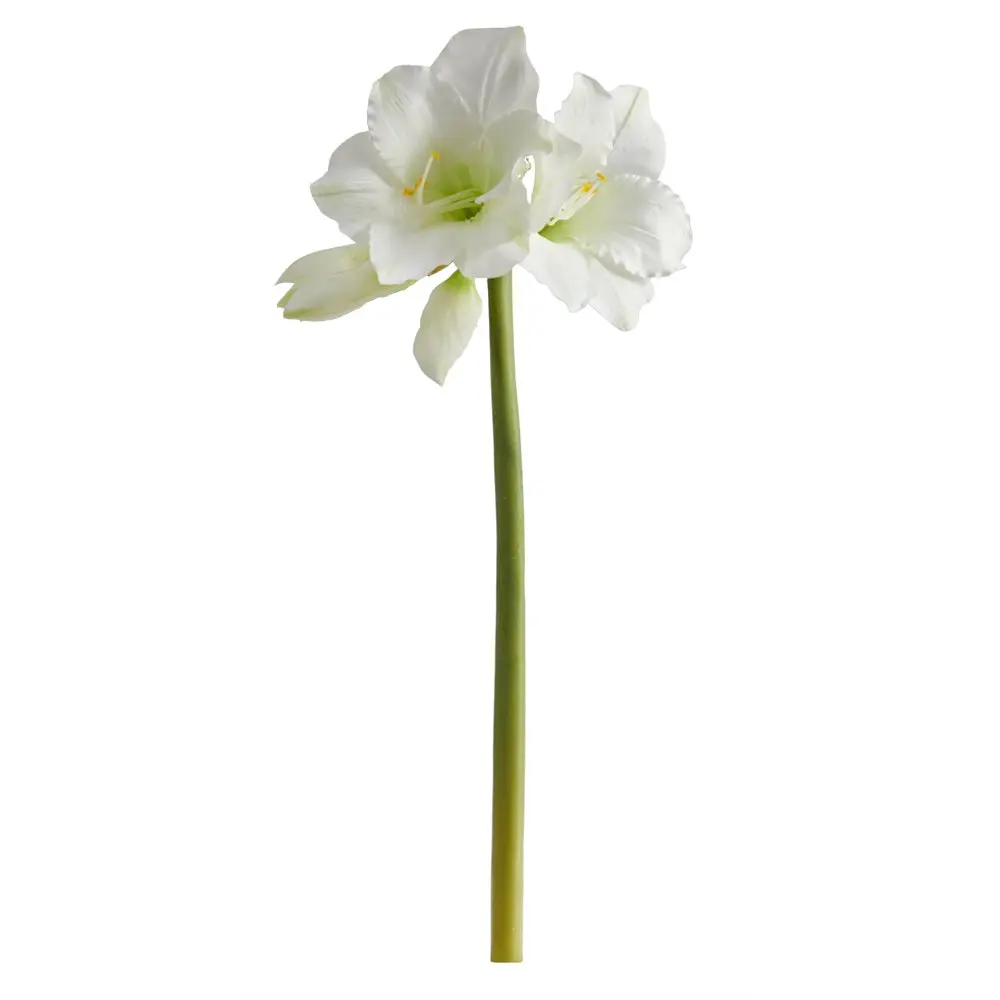 

31" Amaryllis Artificial Flower (Set of 3), White