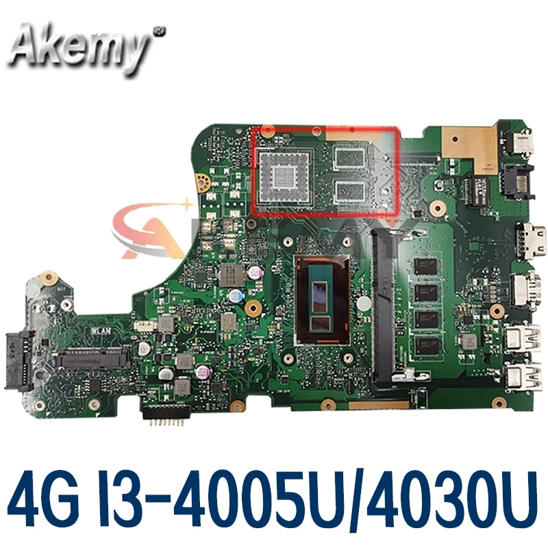 

Akemy X555LAB mainboard For ASUS X555LA F555L K555L X555L X555LD Laptop Motherboard 100% Test OK I3-4005U 4030U 4G-RAM