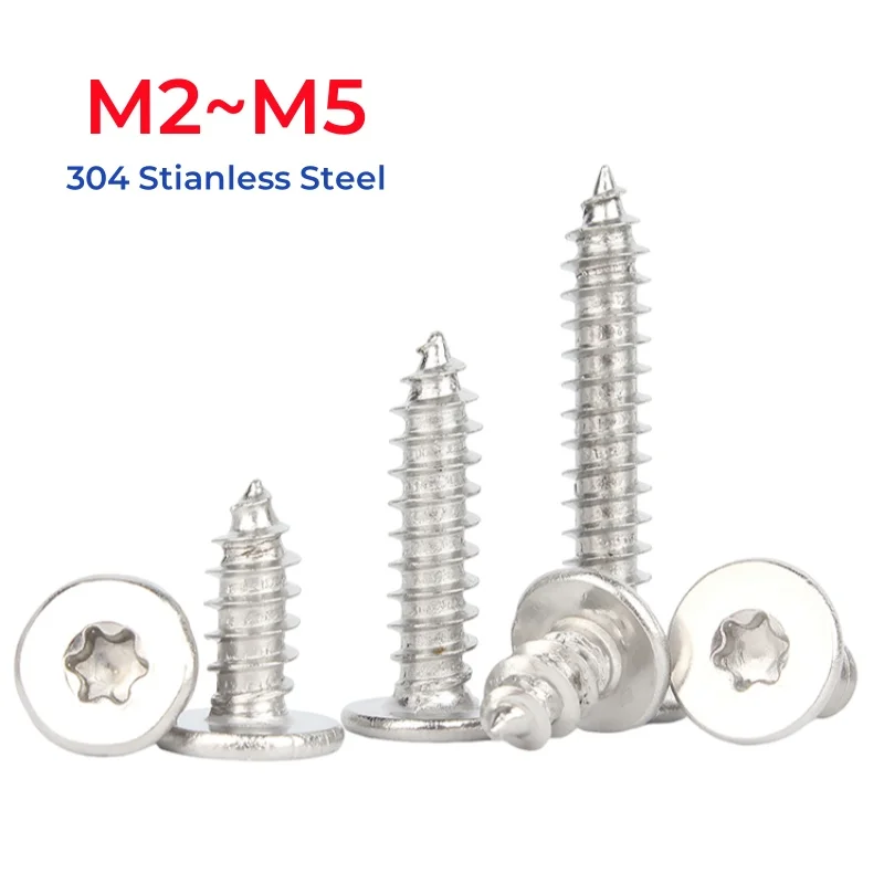 

Саморезы из нержавеющей стали 304 M2 M2.3 M2.6 M3 M4 M5