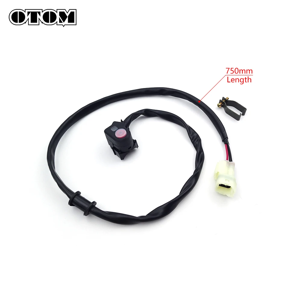 

2024 год, переключатель мотоцикла в сборе, остановка двигателя, огневое включение и выключение, водонепроницаемая кнопка со светодиодной подсветкой для HONDA CRF250F CRF110F CRF250 CRF450