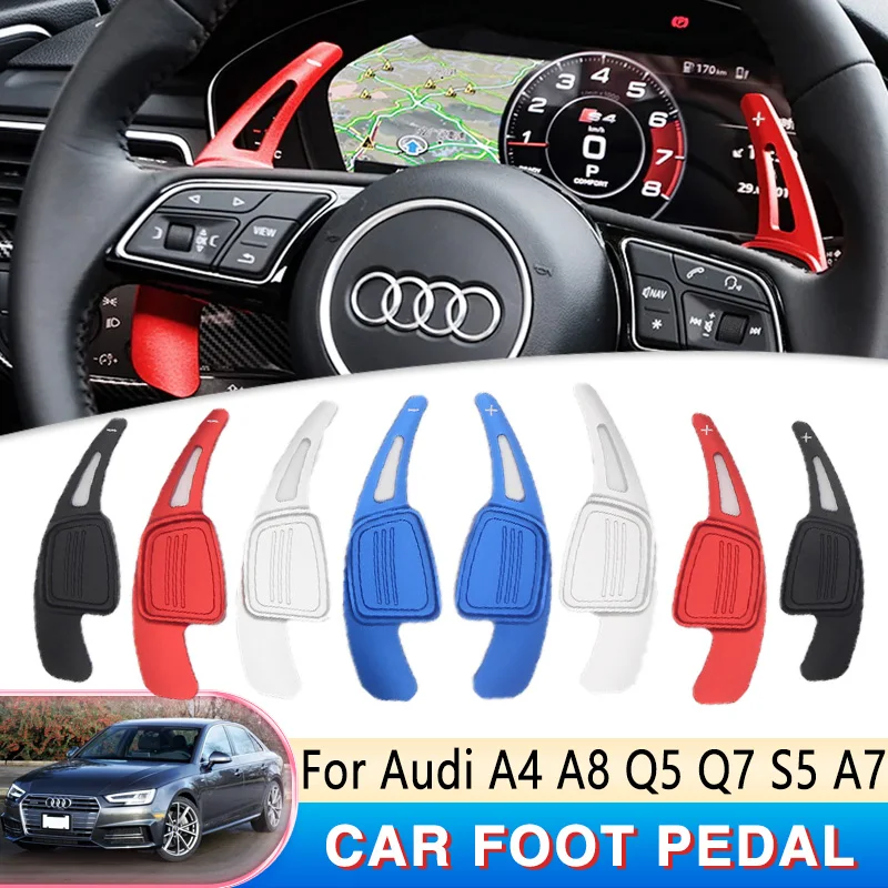

For Audi A4 A8 Q5 Q7 S5 A7 TT TTS 2016~2022 2017 2018 2019 2020 2021 2x Car Steering Wheel Paddle Shift Shift Paddle Accessories
