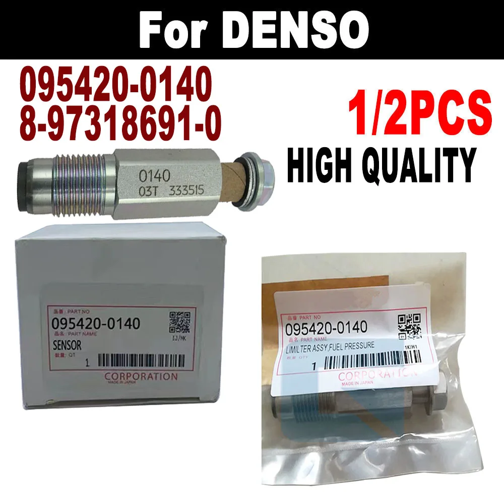

1/2PCS For D-ENSO Original 095420-0140 Fuel Pressure Relief Limiter Valve 095420-0440 095420-0260 For N-issan NAVARA Pathfinder