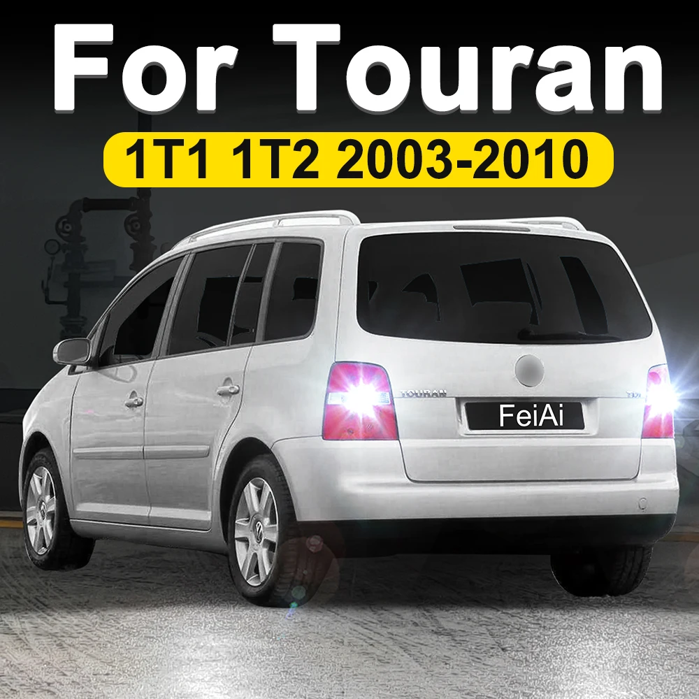 

Для Volkswagen VW Touran 1T1 1T2 светодиодные фонари заднего хода Touran аксессуары 2003 2004 2005 2006 2007 2008 2009 2010 фонарь заднего хода
