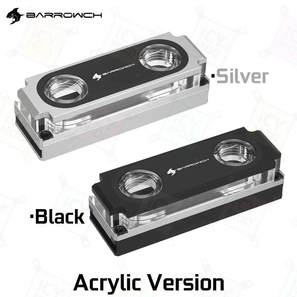 Фото Водяной блок SSD Barrowch M2 2280/22110/PCIE/SATA Радиатор G1/4 дюйма для игровых ПК Жидкостное охлаждение здания MOD FBM2280-PA №4