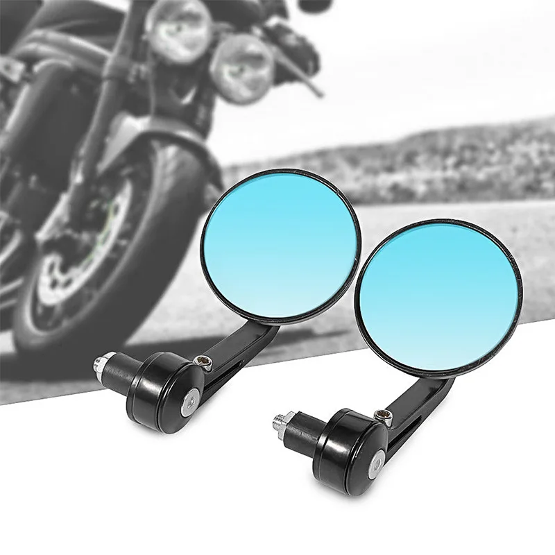 

Universal 7/8" Round Bar End Rear Mirrors Side View Mirrors FOR Cafe Racer Moto Motorcycle Motorbike Scooters Rearview Mirror