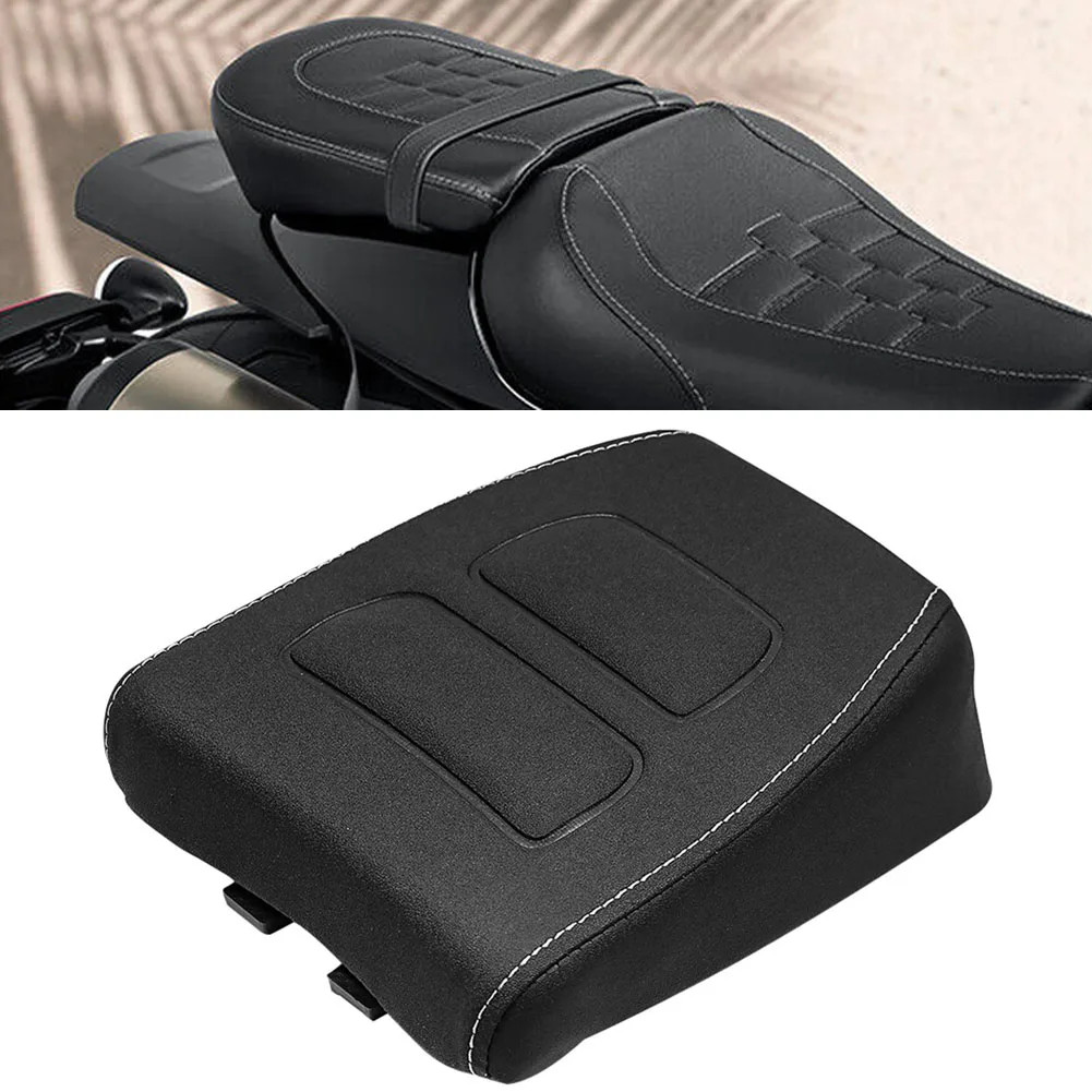 

Черная подушка для заднего пассажирского сиденья мотоцикла, чехол из искусственной кожи для Harley Davidson Sportster S 1250 RH1250 2021-2022