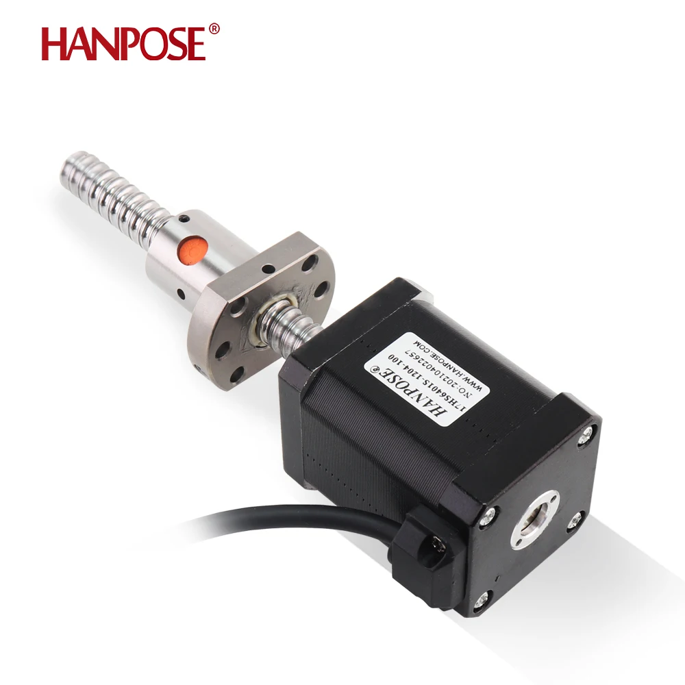 Шаговый электродвигатель 17HS6401S 60 мм 70 Н. См 1 7 А nema17 с шариковым винтом sfu1204 150 250 350 42