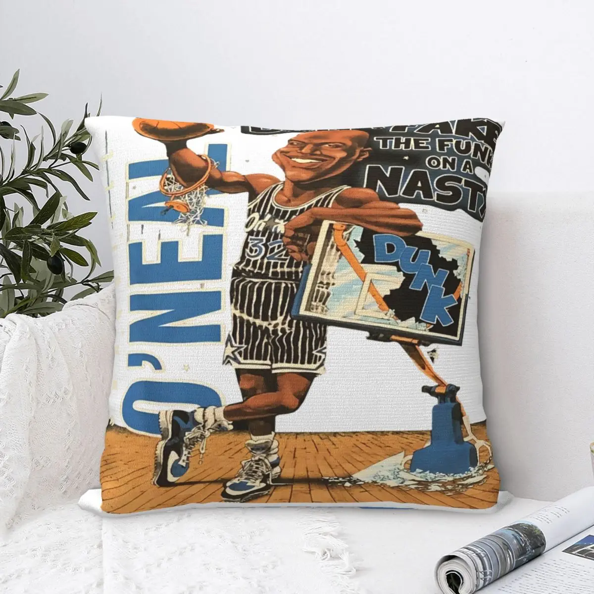 

Orlando Magic New Light Luxury Printed Pillow Fabric Sofa Backrest Bedroom Pillowcase