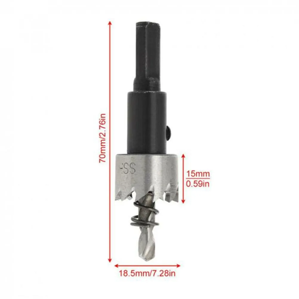 

5pcs 16/18/19/25/30mm Hole Saw Kit HSS Drill Bits Set For Drilling Metal Wood Board Cutting Cutter Woodworking Metalworking Tool