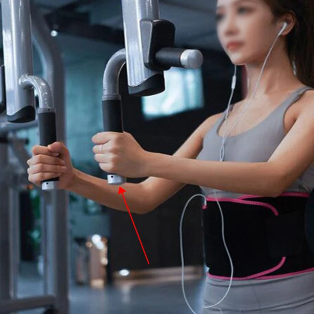 2 шт. торцевая крышка ручки для оборудования фитнеса загруженная машины трубки 25