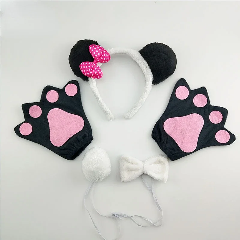 Детская повязка на голову в виде панды Хэллоуин искусственный шар реквизит для