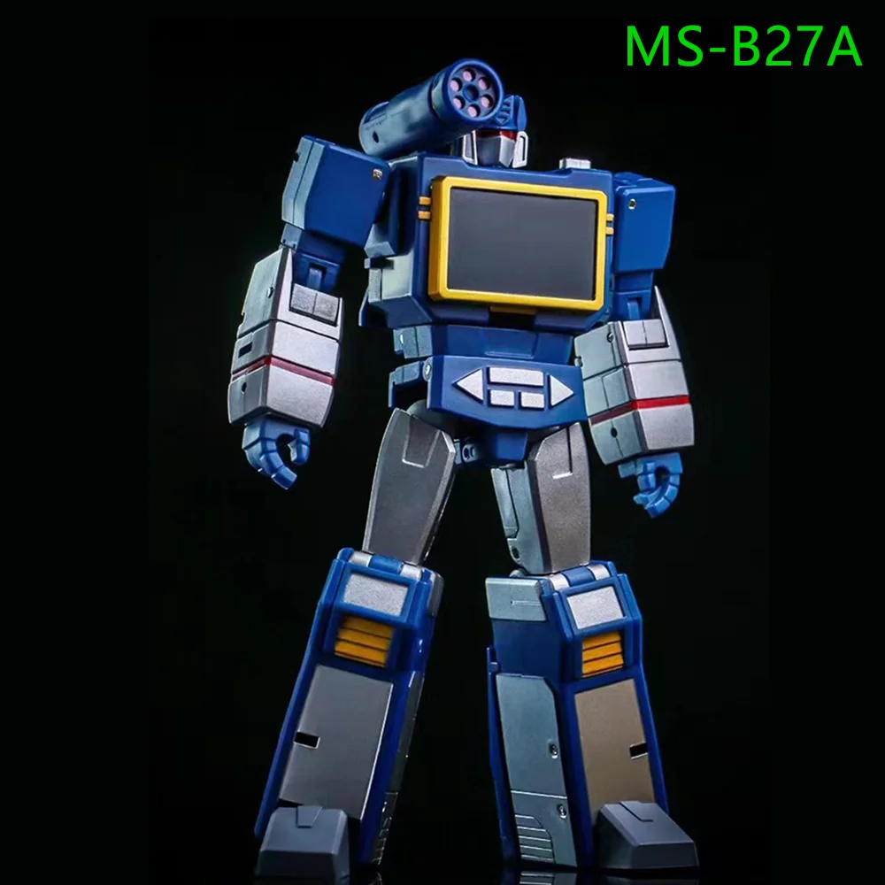

[В наличии] Волшебная квадратная трансформирующаяся искусственная фотография модель MSB27A Soundwave G1, цветная игрушка, экшн-фигурка робота с кор...