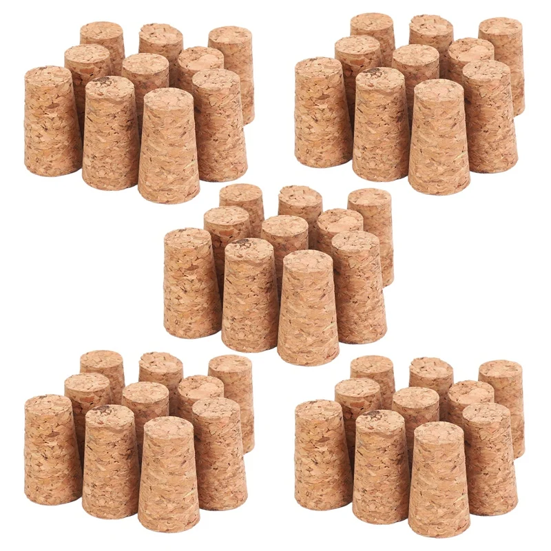 

50Pcs Tapered Corks Stoppers DIY Craft Art Model Building 22 X 17 X 35Mm
