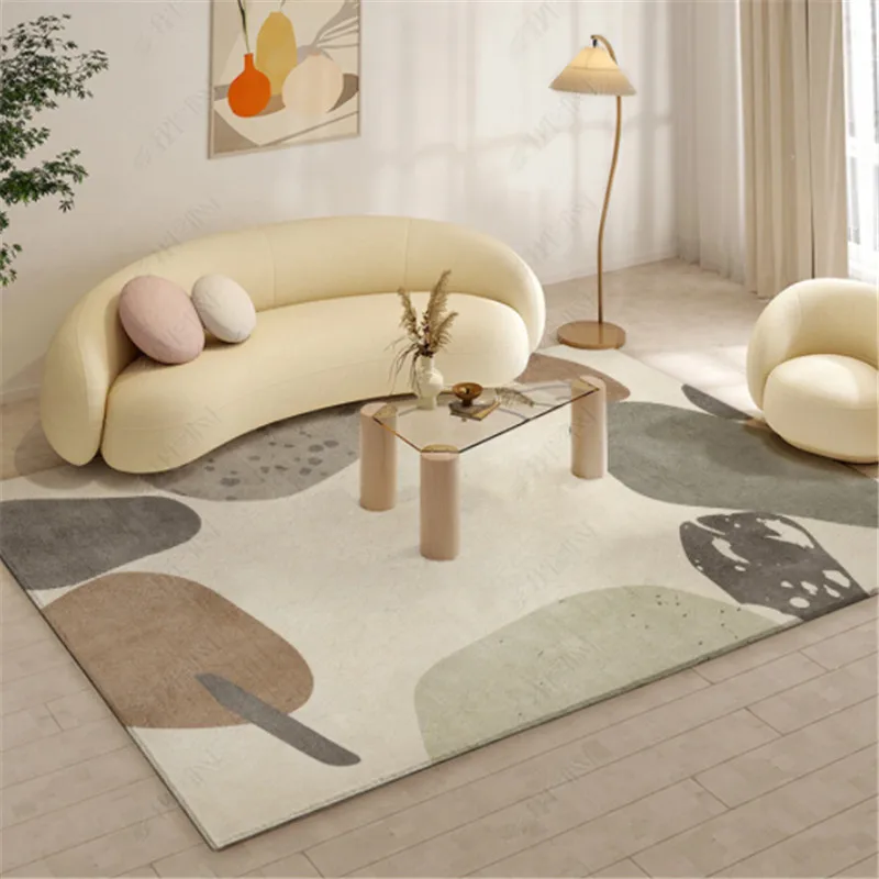 

Light Luxury Coffee Table Mat Living Room Bedroom Girl Decoration Carpet Study Anti-Slip Rug Kitchen Floor Mat Customizable