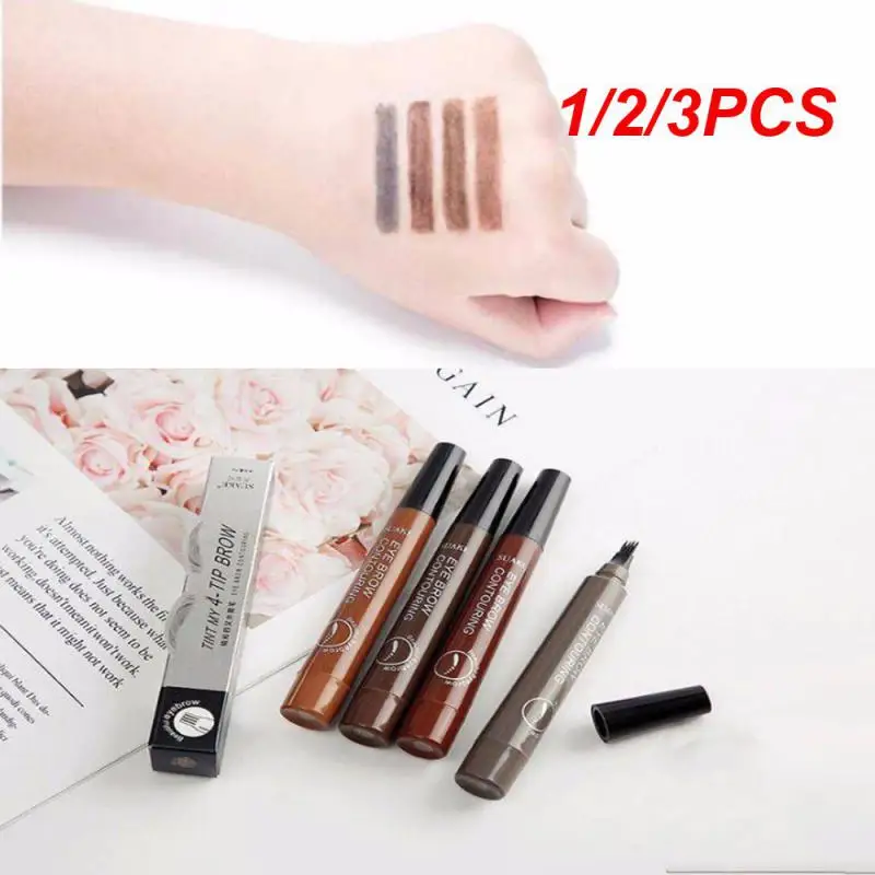 

1/2/3 шт., Водостойкий карандаш для бровей