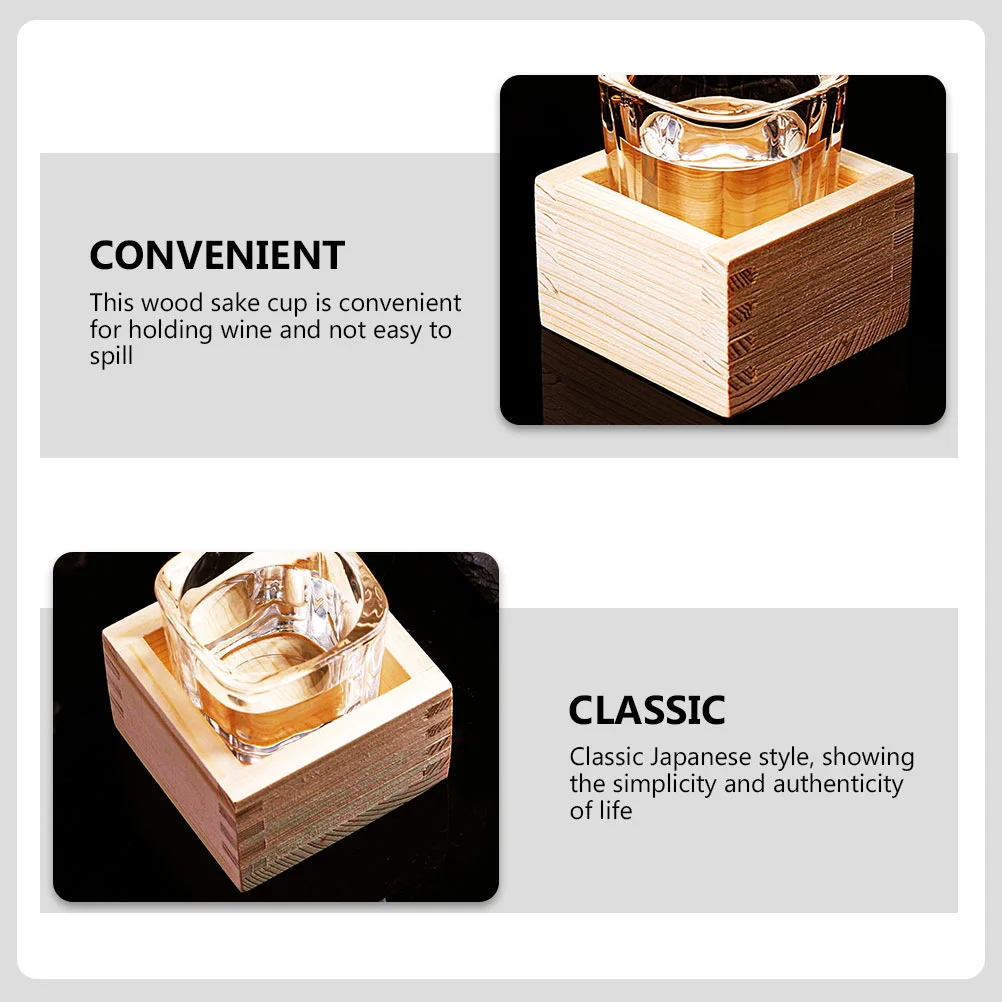 Танк Мини Саке Деревянная Чашка Суши Ресторан Держатель Для Торта Контейнер