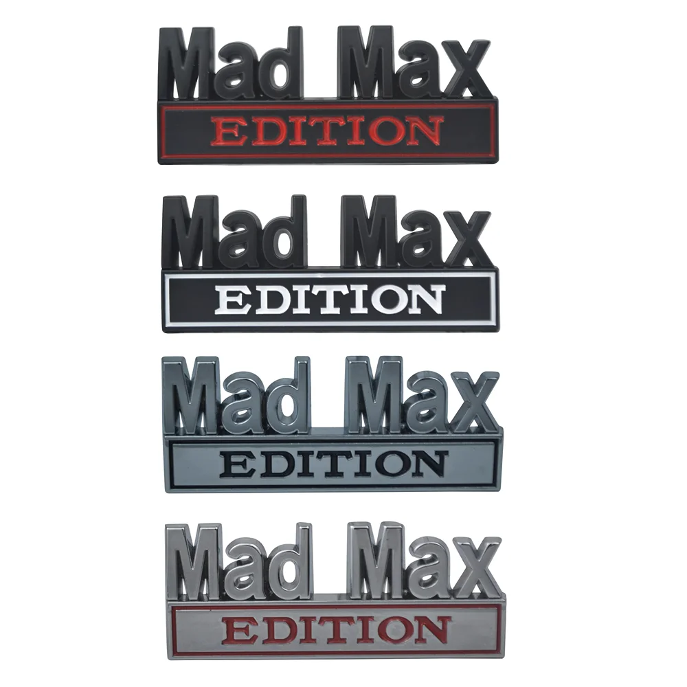 

1pc Mad Max EDITION Truck Fender Emblem Badge for Silvelado Titan Tahoe Sierra Ram F150 Bmw Accessories Car Stickers