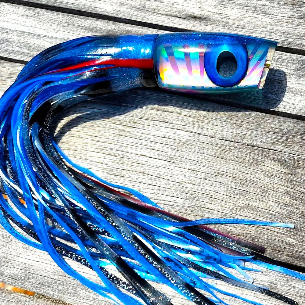 

1pc Trolling Skirt Tuna Lures 65G/100G Boat Fishing Saltwater Lures for Mahi Marlin Wahoo Big Game Fishing