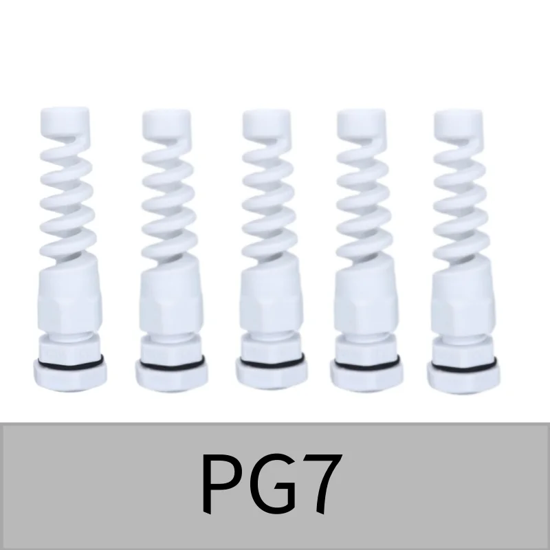 

5 шт. Нейлоновые кабельные вводы IP68 PG7/PG9/PG11 черные