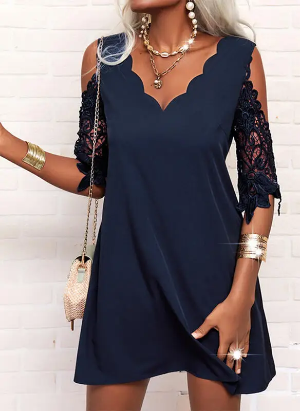 

Lace Dresses For Women Party Short Sleeve Lace Bodycon Women Dress Summer 2022 Mini Dresses Sexy Party Vestidos Sexys Mujer