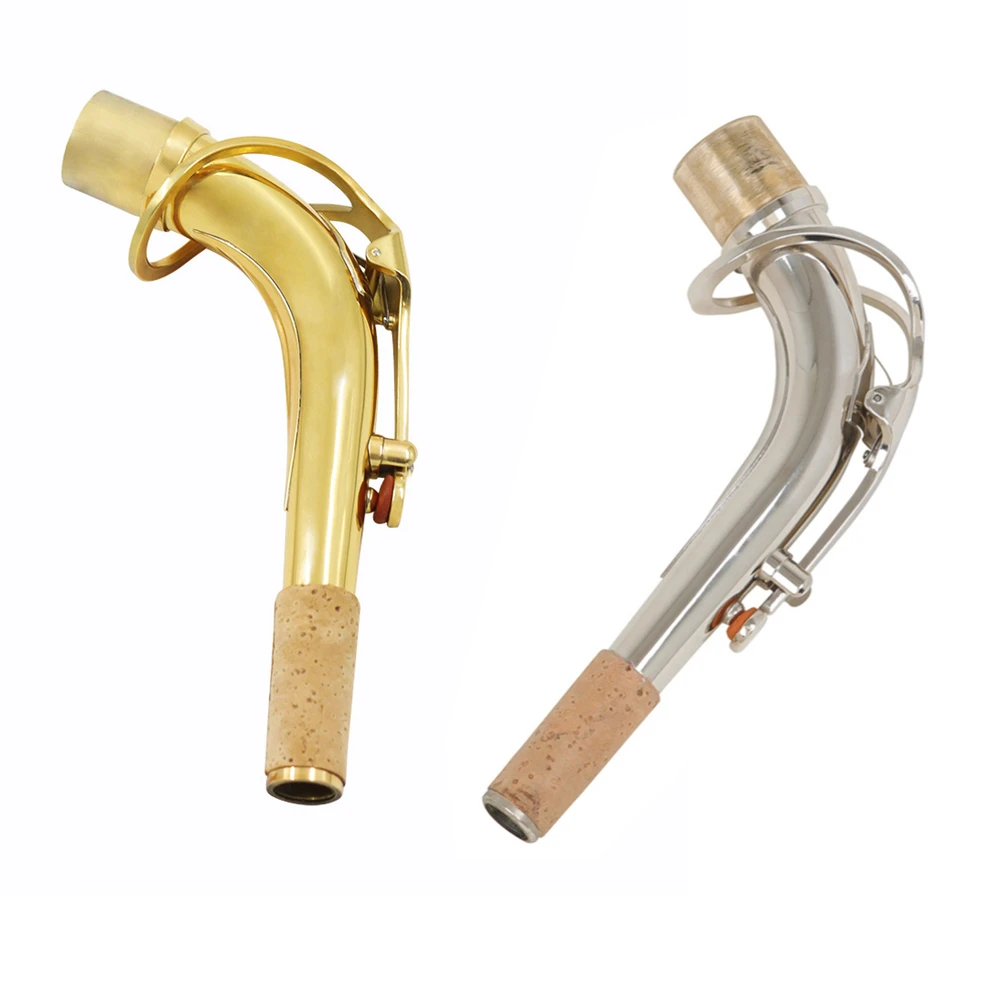 

Saxophone Neck Alto Sax Bend Neck Brass Replacement Accessorys Sax Accessory Woodwind Instrument With A Cork Saxophone Neck