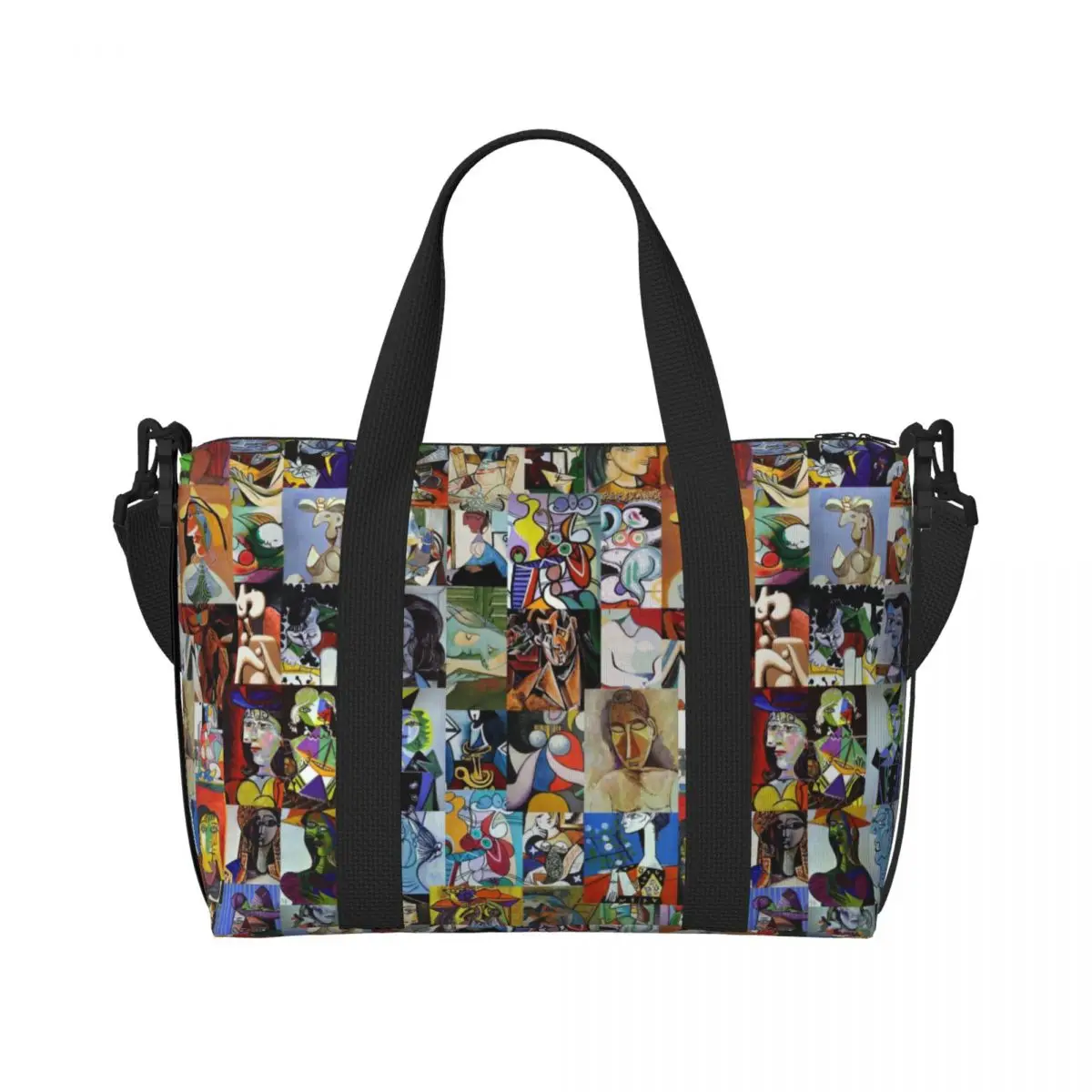 Багажная бирка с изображением пабло Пикассо на заказ именной карточкой