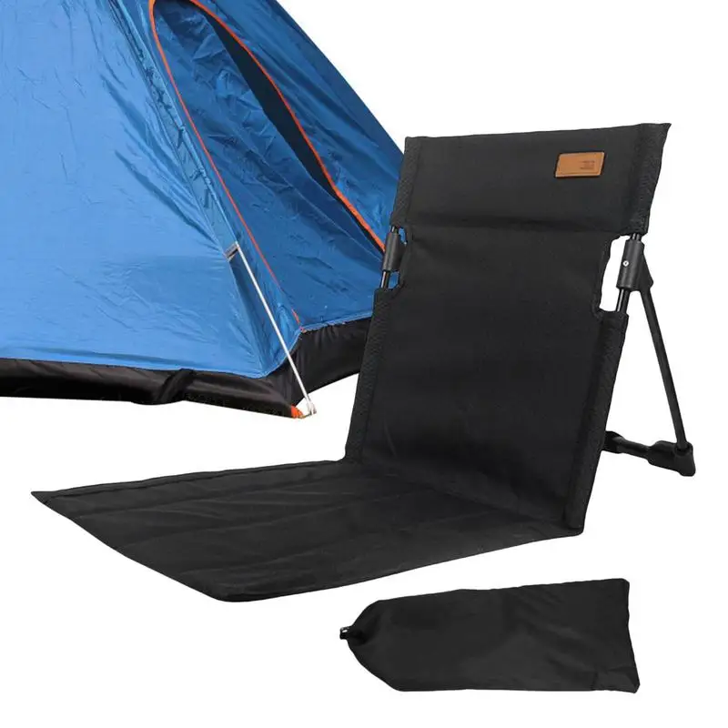 

Foldable Camping Chair 600D Oxford Cloth Stadium Seats For Bleachers With Back Support Portable Compact Chairs For Adults