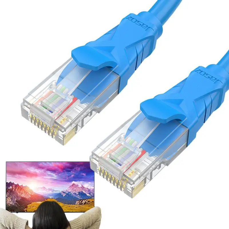 

Network Jumper Cables Unshielded Pure Copper Network Cord Non-Shielding Design Network Connection Accessory For Schools Internet