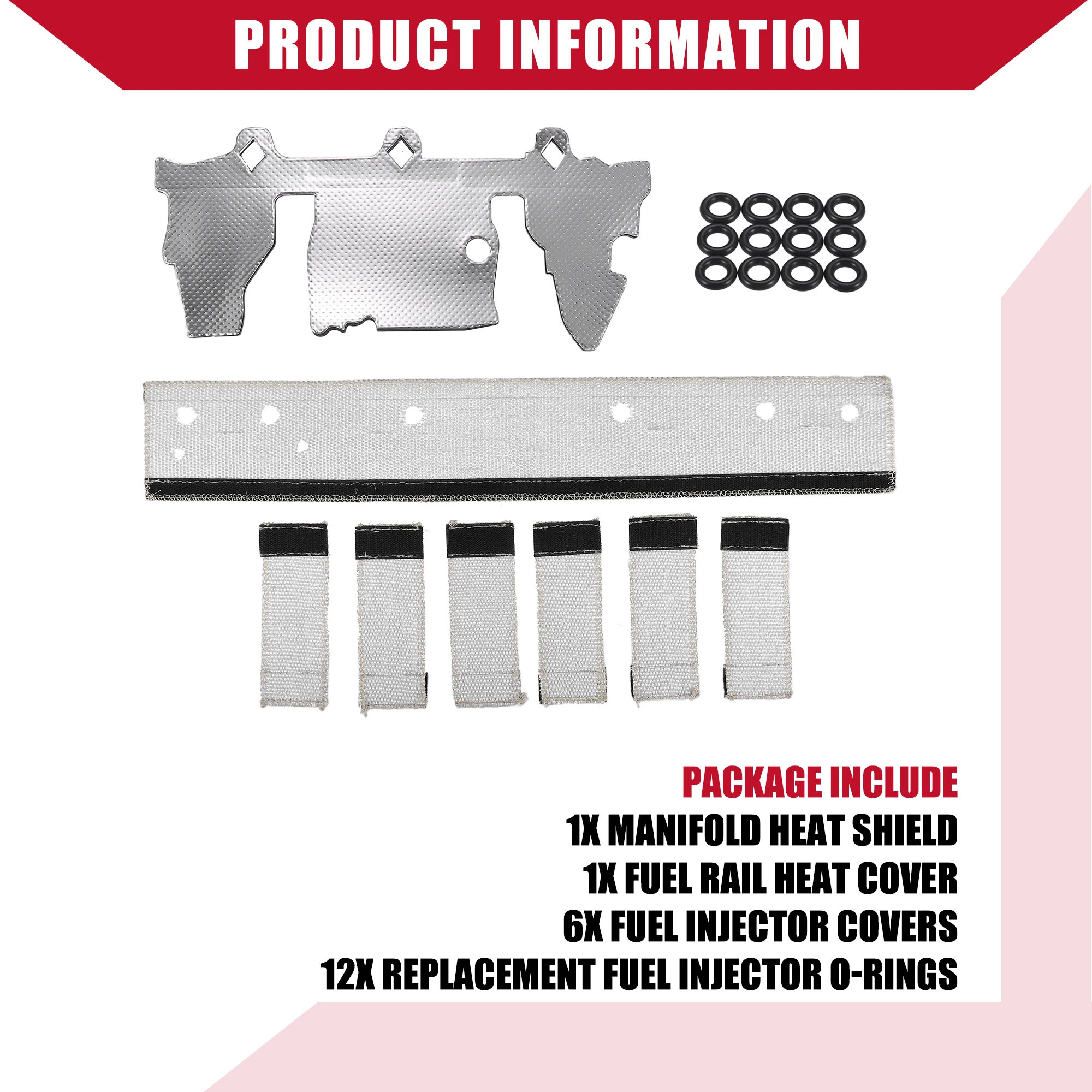 

Uxcell топливный рельс и фотоэлемент для Jeep Grand Cherokee 1997 л 2004-, внутренний инжектор, тепловой экран, комплект из стекловолокна