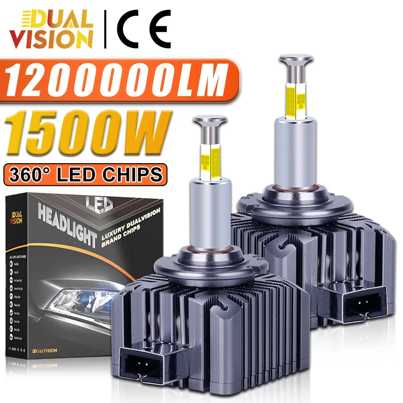 D1S D3S Светодиодная фара 360 LED HID D2S D4S Canbus D1R D2R D3R D4R ...