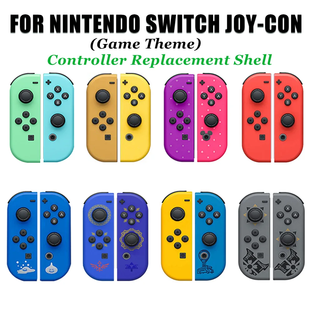 

For Nintendo Switch Joy-Con Controller Housing Shell Replacement Case Cover DIY with SL SR Buttons for Fortnite Gaming Theme