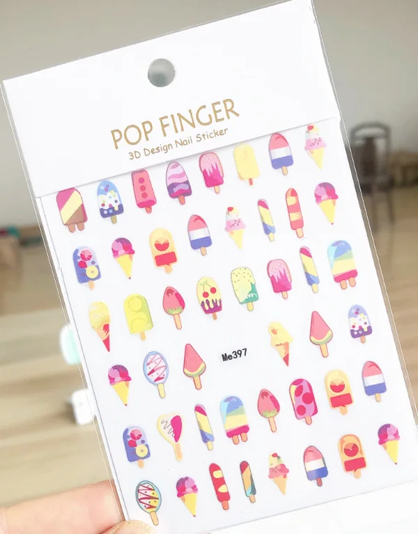 

Наклейки для ногтей с фруктами и лимоном, 1 шт.