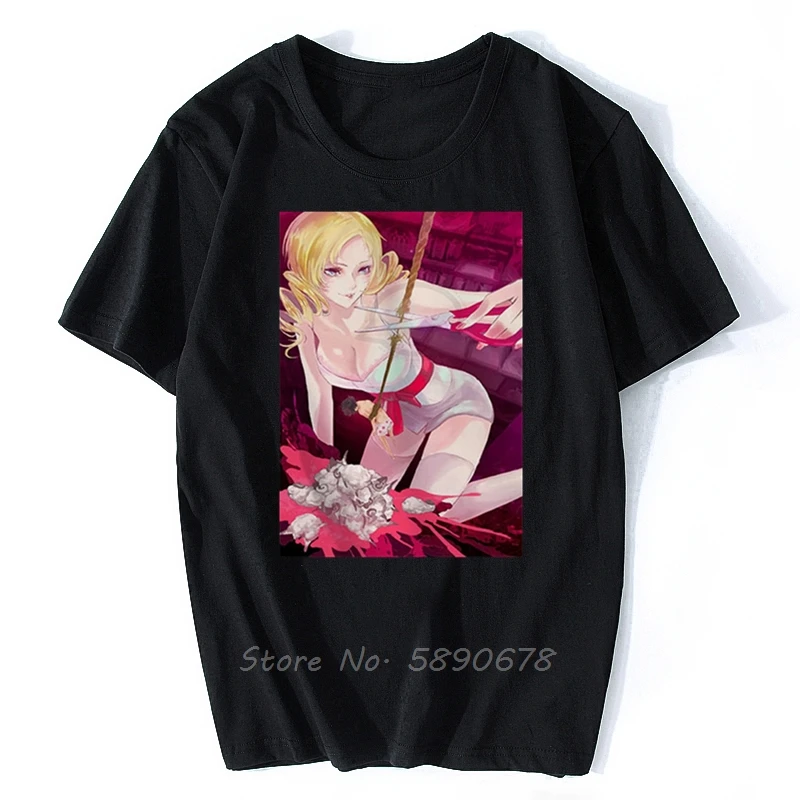 

Super Sexy Cartoon Girl Women Tshirt Punk Kawaii Harajuku Korean Style Short Sleeve Cotton Men Tee Shirt Femme Streetwear