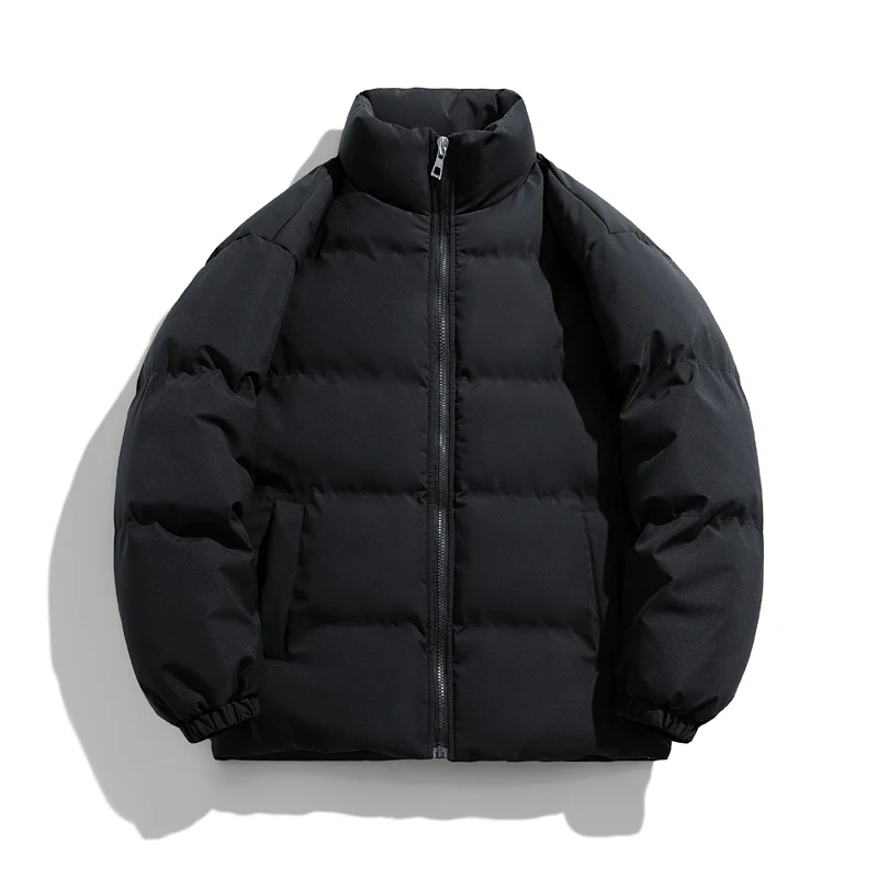 New Winter Men'S Fashion Korean Thickened Warm Cotton Padded Jacket For Students And Teenagers Versatile Loose Bread Coat