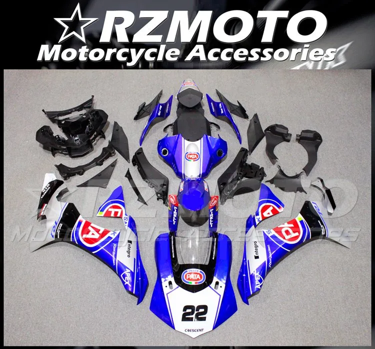 

Новый комплект обтекателей для мотоцикла ABS, подходит для YAMAHA YZF - R1 R1m 2015 2016 2017 2018 2019 15 16 17 18 19, комплект кузова Pata 22