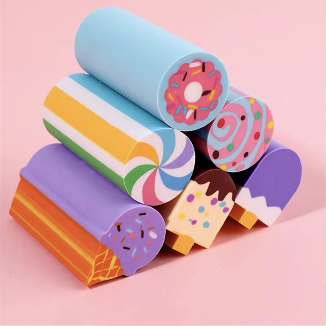 

1 шт. ластики с мультяшными животными, креативные милые ластики могут разрезать ластики, студенческие призы, оптовая продажа