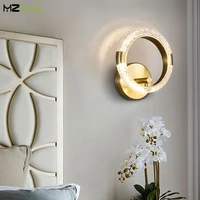 nordic creative led wall lamp simple personality bedside study wall lights living room aisle home decoration lighting lamp