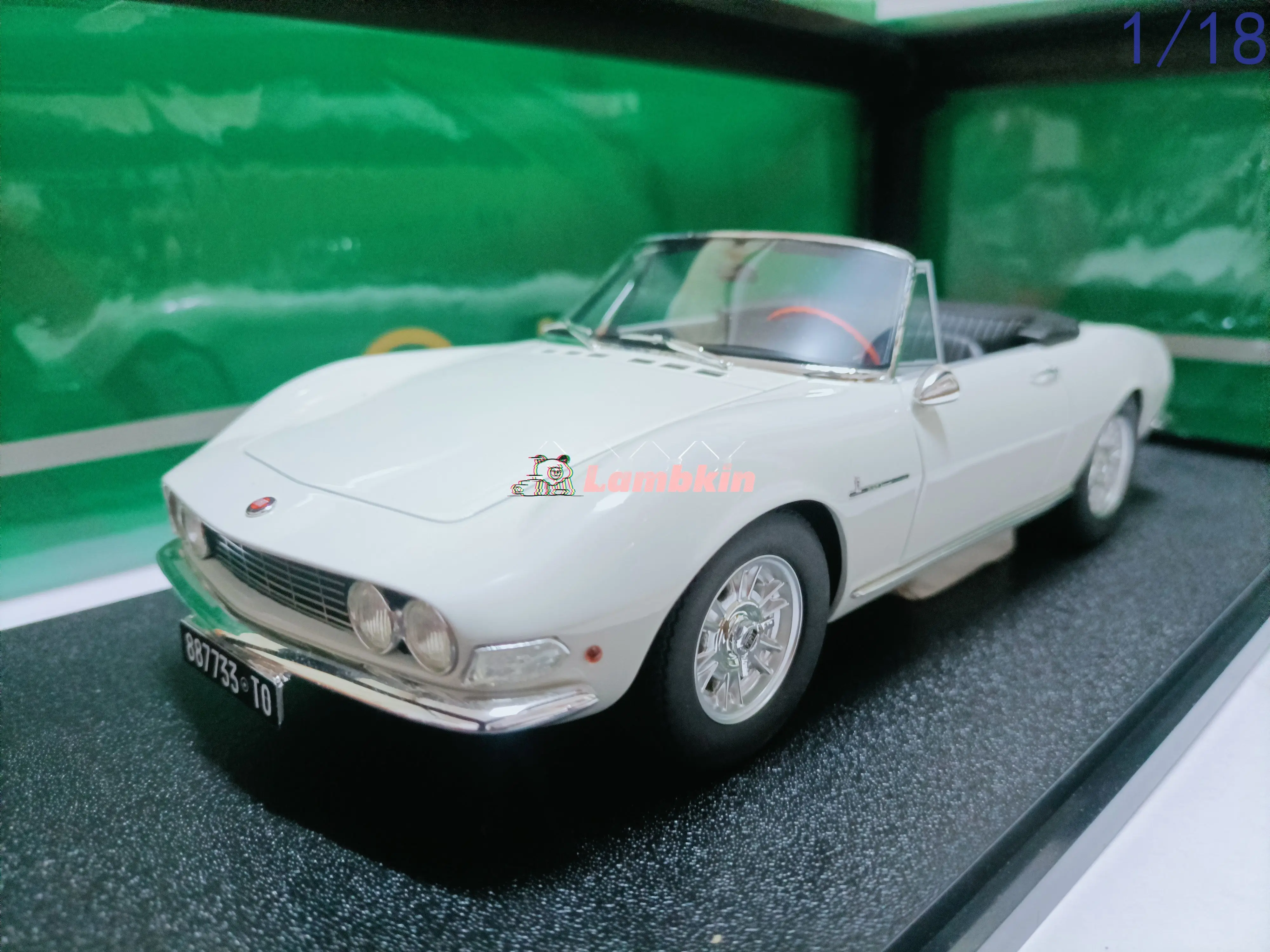 Фото Культовый 1:18 fiat Dino Spyker Roadster, декоративное украшение для автомобиля Fiat Dino Spyder 1966, коллекционный подарок, смола №1