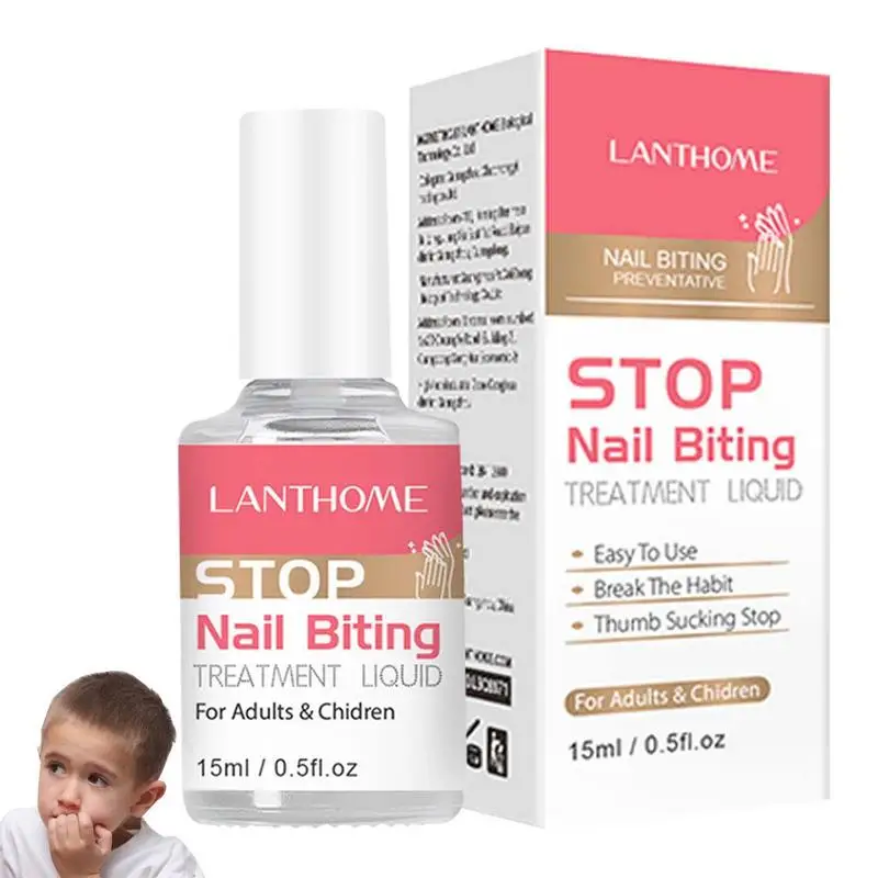 

Bitter Nail Polish Kid No More Biting Thumb Sucking Polish No Bite Nail Polish To Help Quit Nail Biting Thumb Sucking For Ages 3