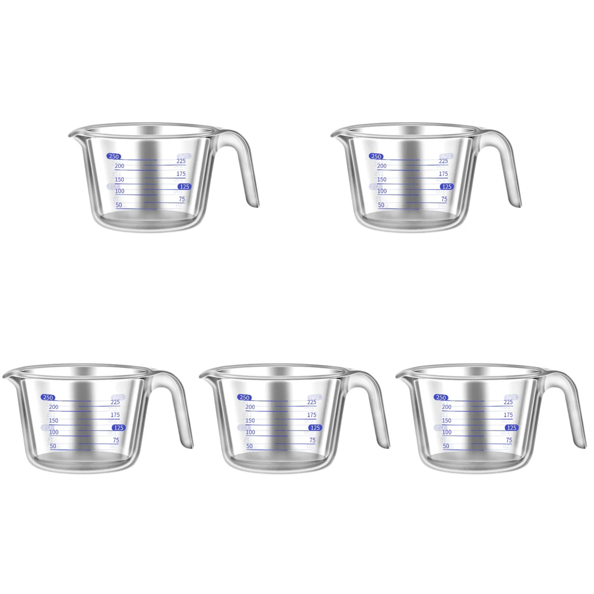 

5x Multifunctional For Dry Measuring Cup Apartment Essentials Measuring Cup for Home Restaurant