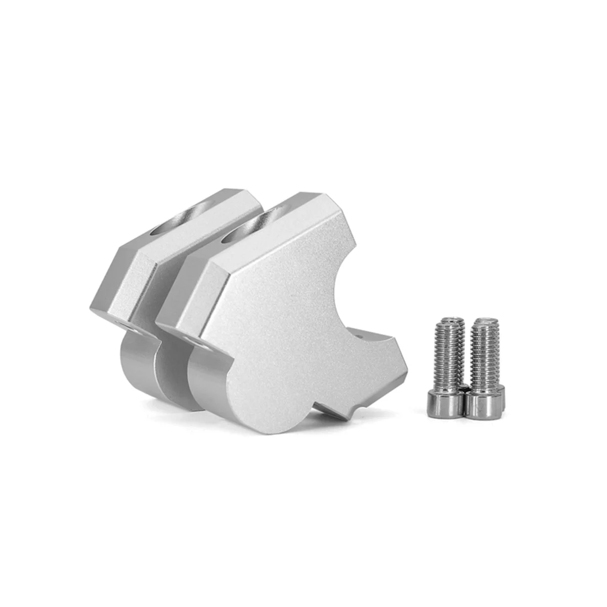 

Handlebar Riser Drag Handle Bar Clamp Extend Adapter(Silver)